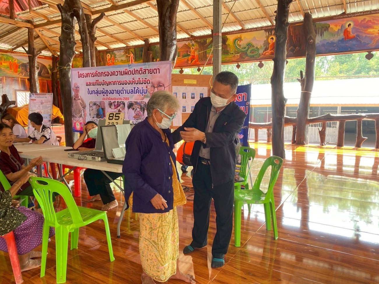 กองสาธารณสุขและสิ่งแวดล้อม เทศบาลตำบลไค้นุ่น ดำเนินโครงการคัดกรองความผิดปกติทางสายตาแก่ผู้สูงอายุ ประจำปีงบประมาณ พ.ศ. 2569