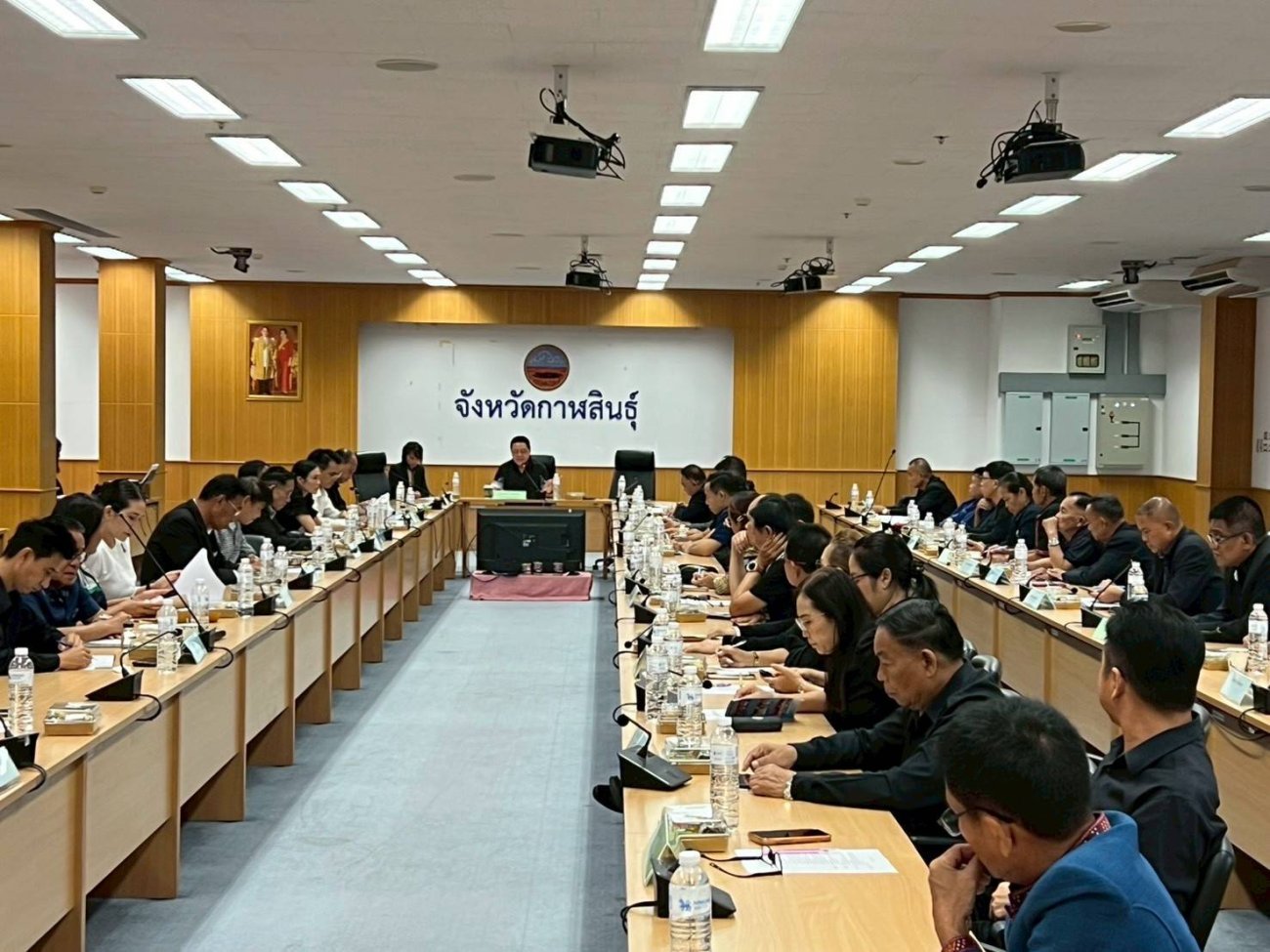 เทศบาลตำบลไค้นุ่นเข้าร่วมประชุมสันนิบาตเทศบาลจังหวัดกาฬสินธุ์